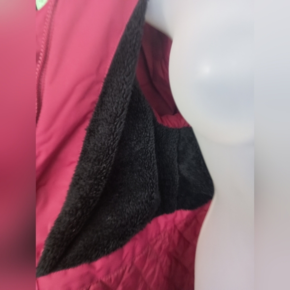 L.L BEAN Coatigan Cozy Winter Fall Casual long Red Burgundy Jacket size Large - Picture 2 of 11